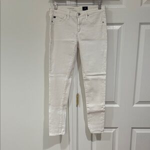 AG Adriano Goldschmied Women's White Skinny Jeans